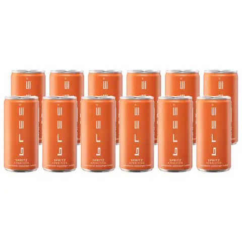 BREE Aperitivo Spritz, aromatisierter Weincocktail 12x0,2L