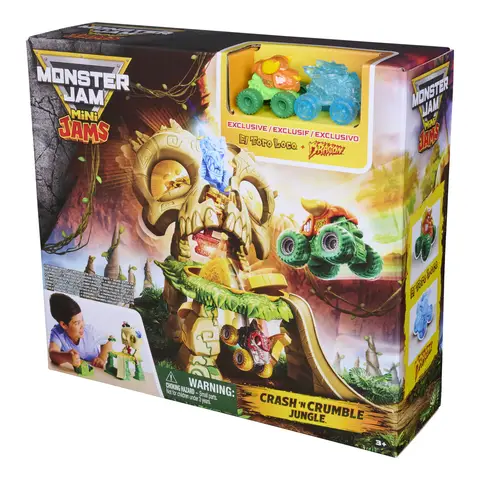 Monster Jam Mini Monster Trucks Feature Set