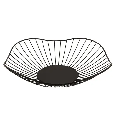  Collapsible Fruit Vegetable Basket Ventilated Storage Organizer Foldable Black            