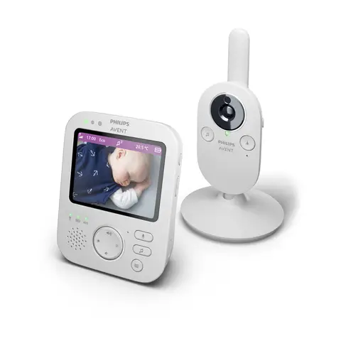 Philips Avent - Babyphone vidéo avec caméra - Gris/Beige - SCD892/26