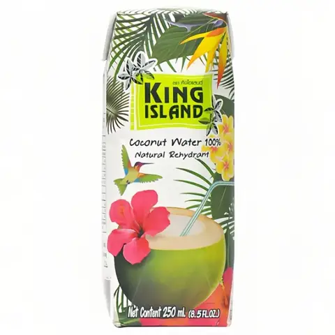 King Island Kokoswasser-Getränke, 250ml
