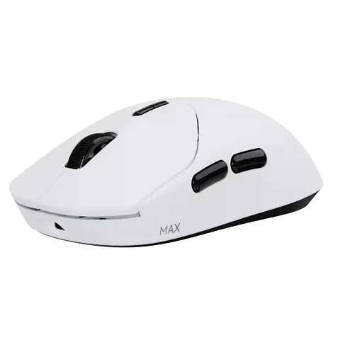 RAPOO VT2 MAX Wireless Gaming Mouse, True 8K Wireless Polling Rate, 53g Lightweight, Up to 750 Hr Battery, Nordic nRF54L15 MCU, 120-Million Optical Switch, 10 Programmable Buttons, Macro Enabled - White