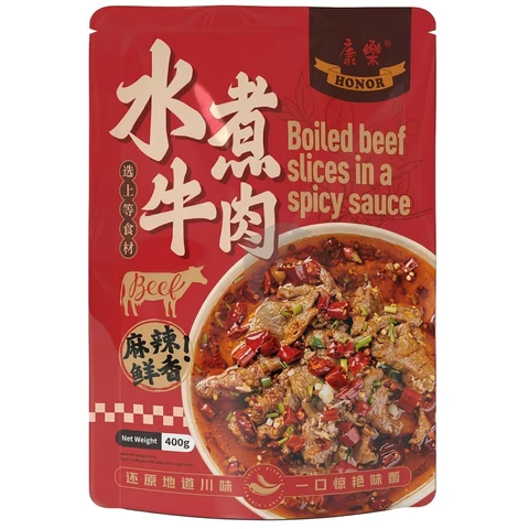 HONOR Boiled Beef slices - Spicy 400g