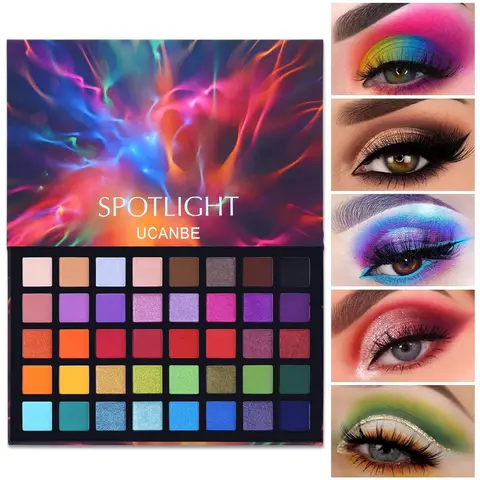 UCANBE 40 Farben Spotlight Lidschatten-Palette