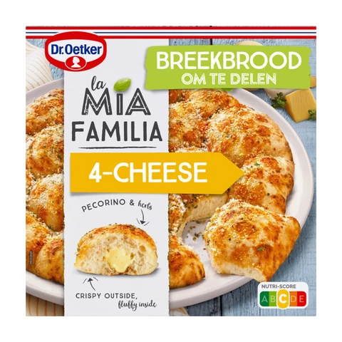 Dr. Oetker La Mia Familia 4-Kazen Pizza Tear Bread - 480 g