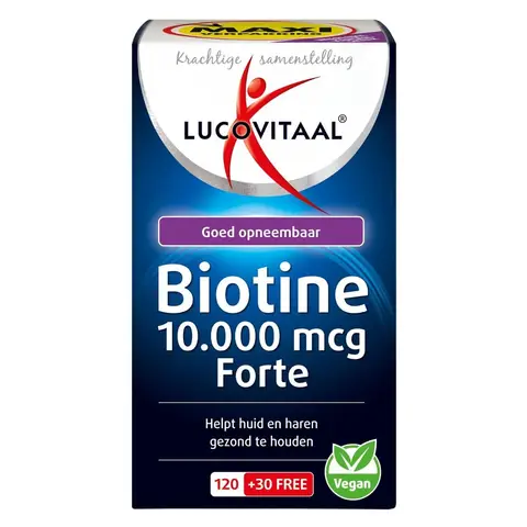 Lucovitaal Biotine 10.000 mcg Forte 150 tabletten