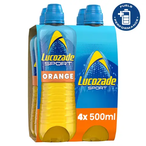 Lucozade Sport Orange 4 X 500ml