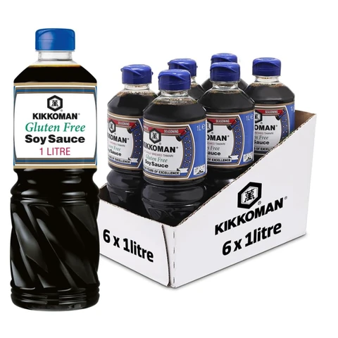 Kikkoman Tamari Gluten Free Soy Sauce 6 x 1l