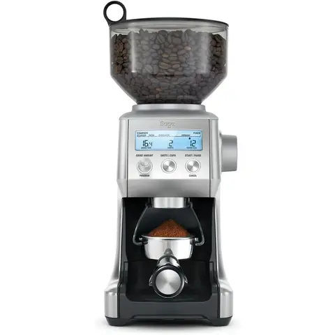 Sage the Smart Grinder™ Pro Coffee Grinder, Dosing iQ™ Technology, 60 Grind Settings, Conical Burr, Brushed Stainless Steel - BCG820BSSUK