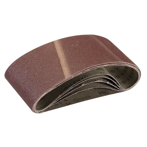 Silverline Sanding Belts 75 x 457mm 5pk