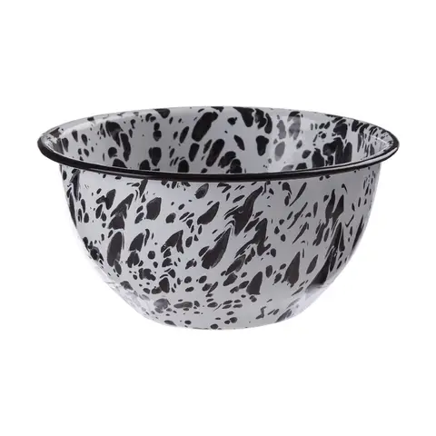 Maison by Premier Medium Metal Bowl, Stylish Black And Gold Bowl For Snacks, Nuts Or Decor, Durable Metal Construction