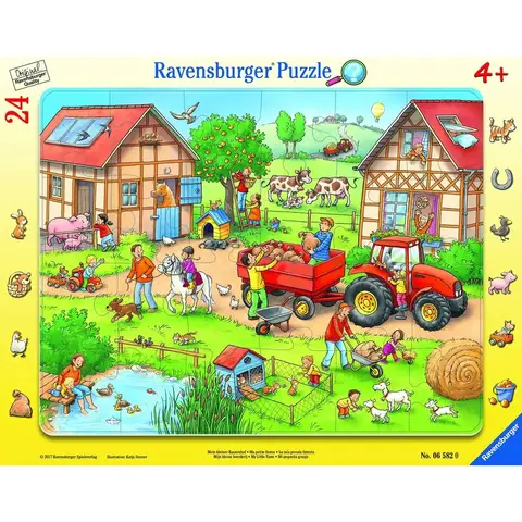 Ravensburger 6582 Puzzle Mein kleiner Bauernhof 24 Teile
