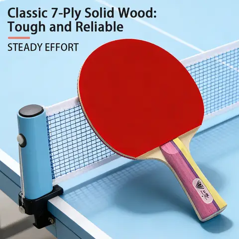 Double Fish Diamond Series 1-Star Table Tennis Racket Shakehand Grip Junior/Student Single Paddle