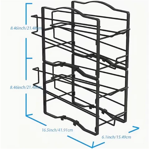 Black Coke Rack (Set of 2)