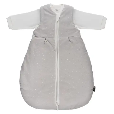 LaLoona All-Season Sleeping Bag - White Gray Dots 50-56