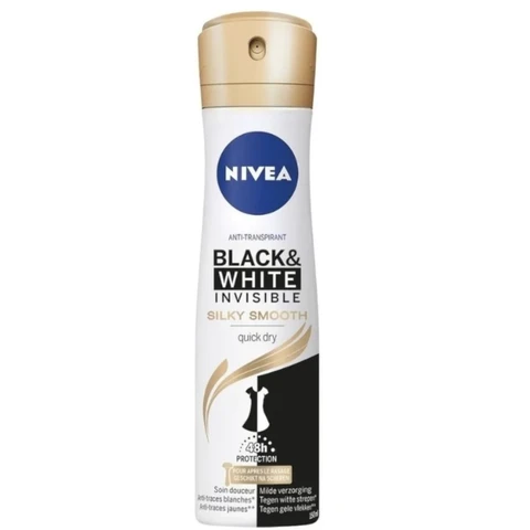 Nivea Deodorant Black & White Zijdezachte Spray voor Vrouwen 150ml