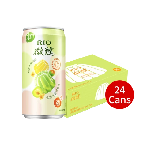 RIO Tipsy Jelly Cocktail Osmanthus Green Plum 24x250ml