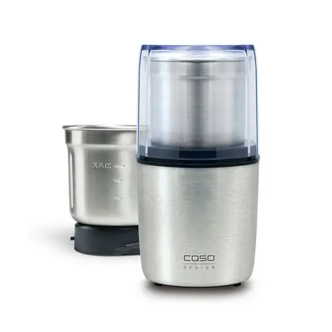 Caso Design Kitchen Flavour, 2 Blade Electric Coffee Grinder, 4 Blade Nut, Spice & Herb Grinder - 01831