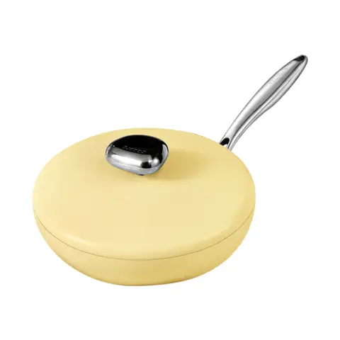 VELOSAN 26cm Cast Aluminium Frying Pan with Lid