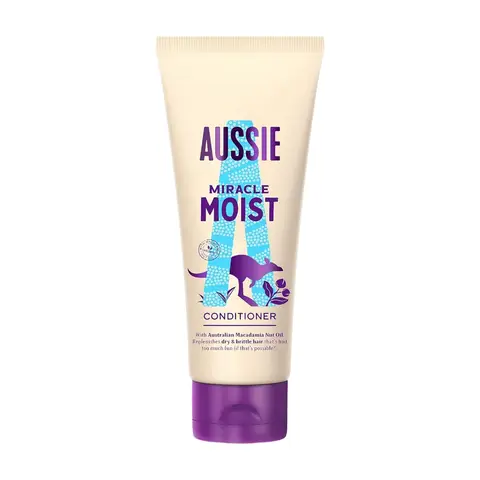 Aussie Miracle Moist Conditioner with Macadamia Oil 200ml