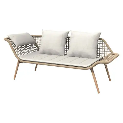Bambus Gartensofa - Gartenmbel | Wetterfeste Terrassen Sitzgruppe