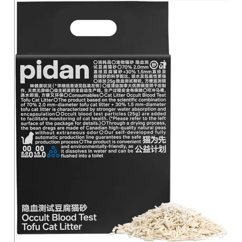 pidan health tofu cat litter (bllod detect) - 1*2.4kg