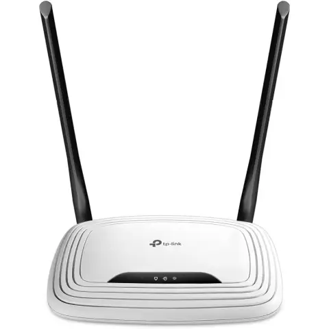 TP-Link TL-WR841N N300 WLAN-Router, 300 Mbit/s WLAN, nur 2,4 GHz, keine DSL-Funktion, geeignet für Wohnungen mit 1-2 Zimmern