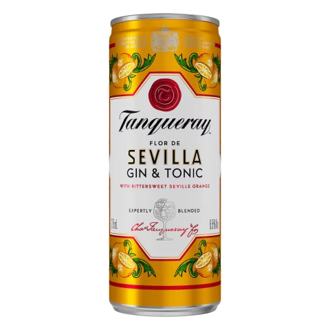 Tanqueray Flor de Sevilla Gin and Tonic 250ml
