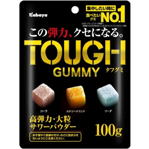 Kabaya Tough Gummy Mix 100g/bag Kabaya軟糖  混合味 100g/袋