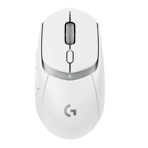 Logitech G309 Leichtes kabelloses Gaming-Maus, Leicht, Lightforce Hybrid-Schalter, Hero 25K-Sensor, Über 300 Stunden Akkulaufzeit mit AA-Batterie, 6 programmierbare Tasten, für PC und Mac, Weiß
