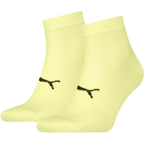 Puma Quarter Yellow Socks 2 Pairs 39-42