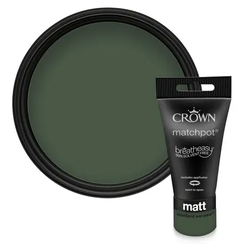 Crown Matt Emulsion Woodland Wand 40ML