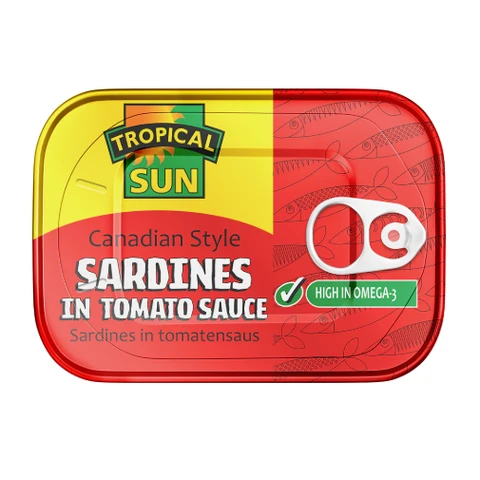 Tropical Sun Canadian Style Sardines In Tomato Sauce