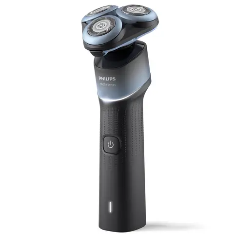 Philips Shaver X5006/00 Nass- & Trocken-Elektrorasierer, SkinGlide Schutzbeschichtung, 360° flexibler Scherkopf, PowerCut-Klingen, USB-Aufladung