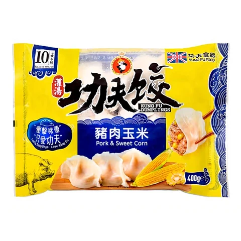 Kung Fu  Pork & Sweet Corn Dumplings 400g
