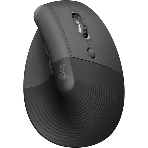 Logitech Lift Vertikale Ergonomische Maus Graphit
