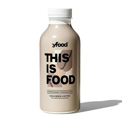 YFood Trinkmahlzeit Cold Brew Coffee 500 ml X 6