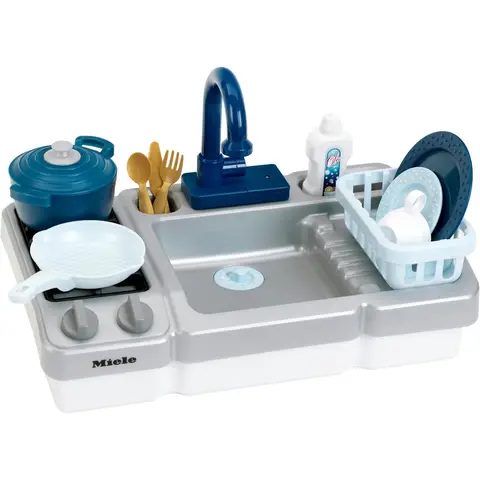 Theo Klein Miele Pretend Play Mini Kitchen with Sink and Hob