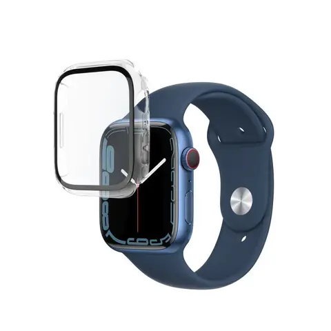 FIXED Coque de protection Pure pour Apple Watch 45 mm, transparent