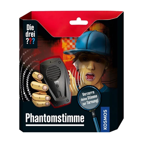 KOSMOS Die drei ??? Phantomstimme, Aufnahmegerät mit Stimmenverzerrer, Detektivspielzeug, Detektiv Ausrüstung, Detektiv Set, Mitbringsel Kindergeburtstag, Geschenk für Kinder ab 8-12 Jahre