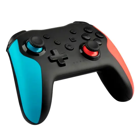 Rexsun Manette sans fil Bluetooth ergonomique - Rouge/Bleu
