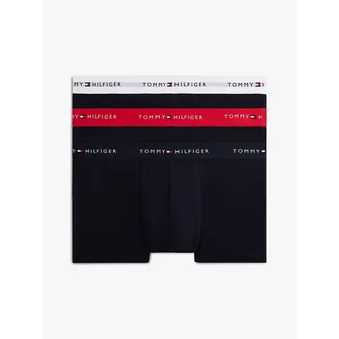 Tommy Hilfiger 3-PACK WB BROEKJE Heren Primary Rood/Wit/Woestijnblauw MAAT L