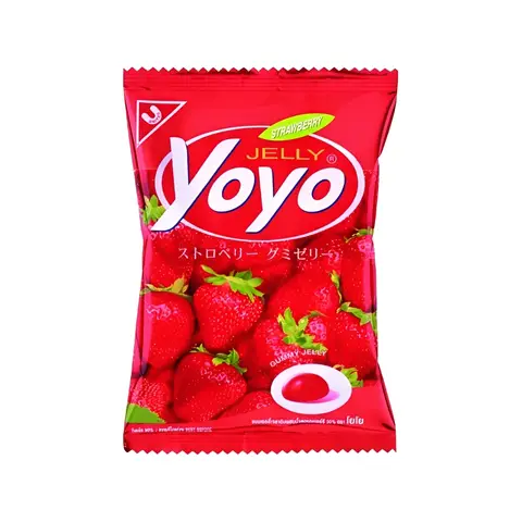 YOYO Bonbons gélifiés saveur fraise 80 g