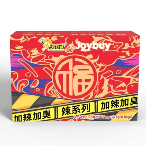 Hao Huan Liuzhou River Snail Rice Noodles (Extra Spicy Edition), 375 g, 6-Pack, Colorful Carton | New Year’s Special Gift Idea