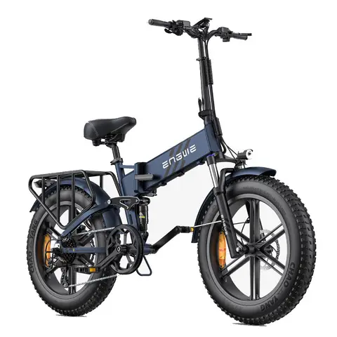 ENGWE-ENGINE PRO 2.0 folding E-Mountain bike, 250W electric adult bicycle, 52V 16Ah lithium battery E-bike ENGINE PRO 2.0（blu