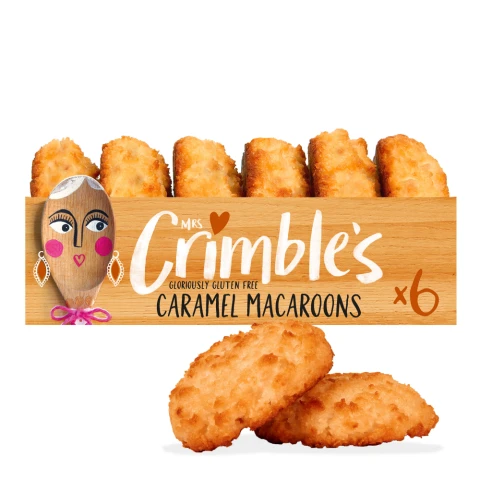 Mrs Crimble's 6 Caramel Macaroons 180g