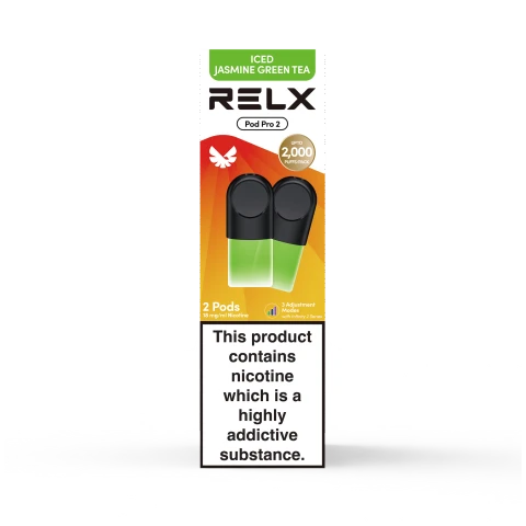 RELX Pod Pro 2 (Pre-filled 2 Pods Pack) - Iced Jasmine Green Tea