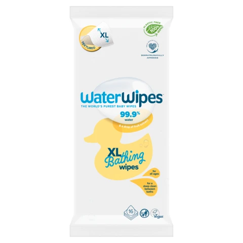 WaterWipes XL Bathing Baby Wipes 16 pack