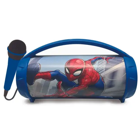 Spider-Man - Wireless Light Speaker with Microphone - Blue,