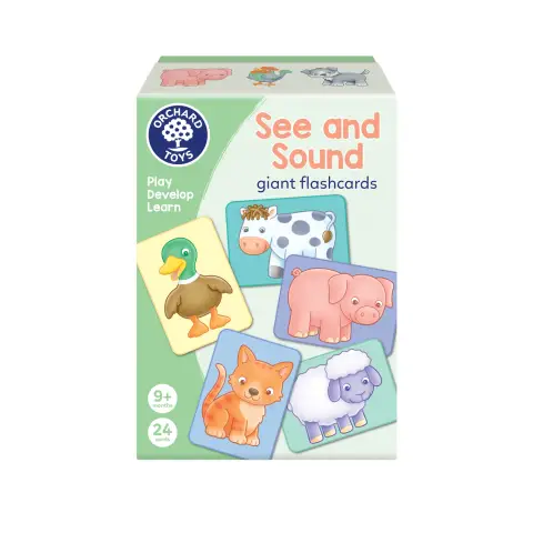 Orchard Toys See and Sounds Giant Flashcards